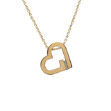 Omega Heart Necklace - Storytelling Jewelry