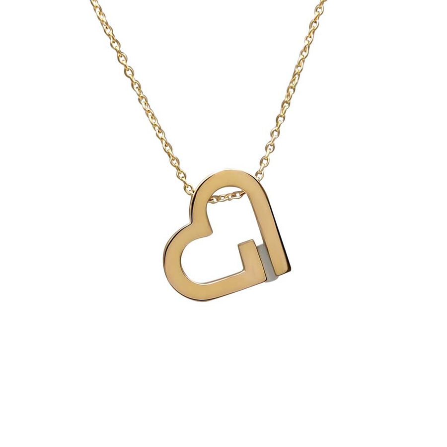 Omega Heart Necklace - Storytelling Jewelry – Mementum